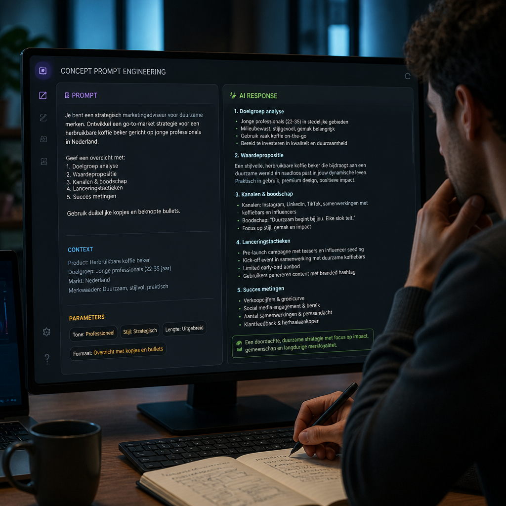 Prompt engineering voor AI